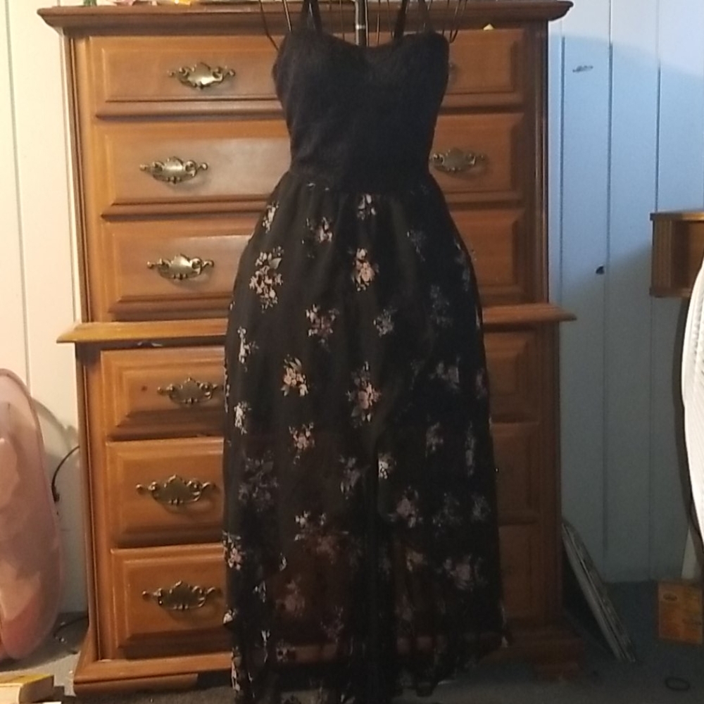 Black floral dress🎁